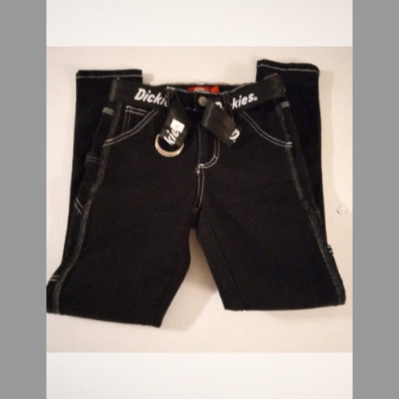 Dickies Girls Belted Cargo Pants - Picture 1 of 6
